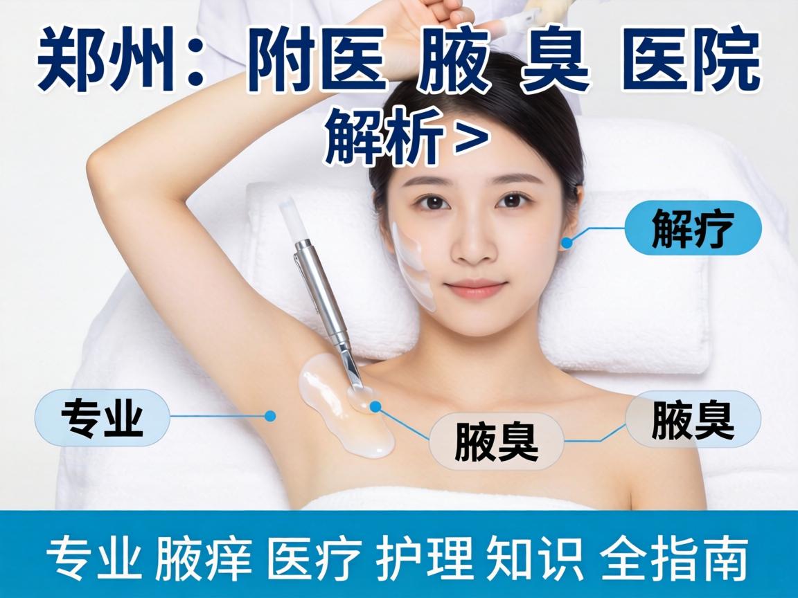 郑州附医腋臭医院解析，专业腋臭医疗护理知识全指南