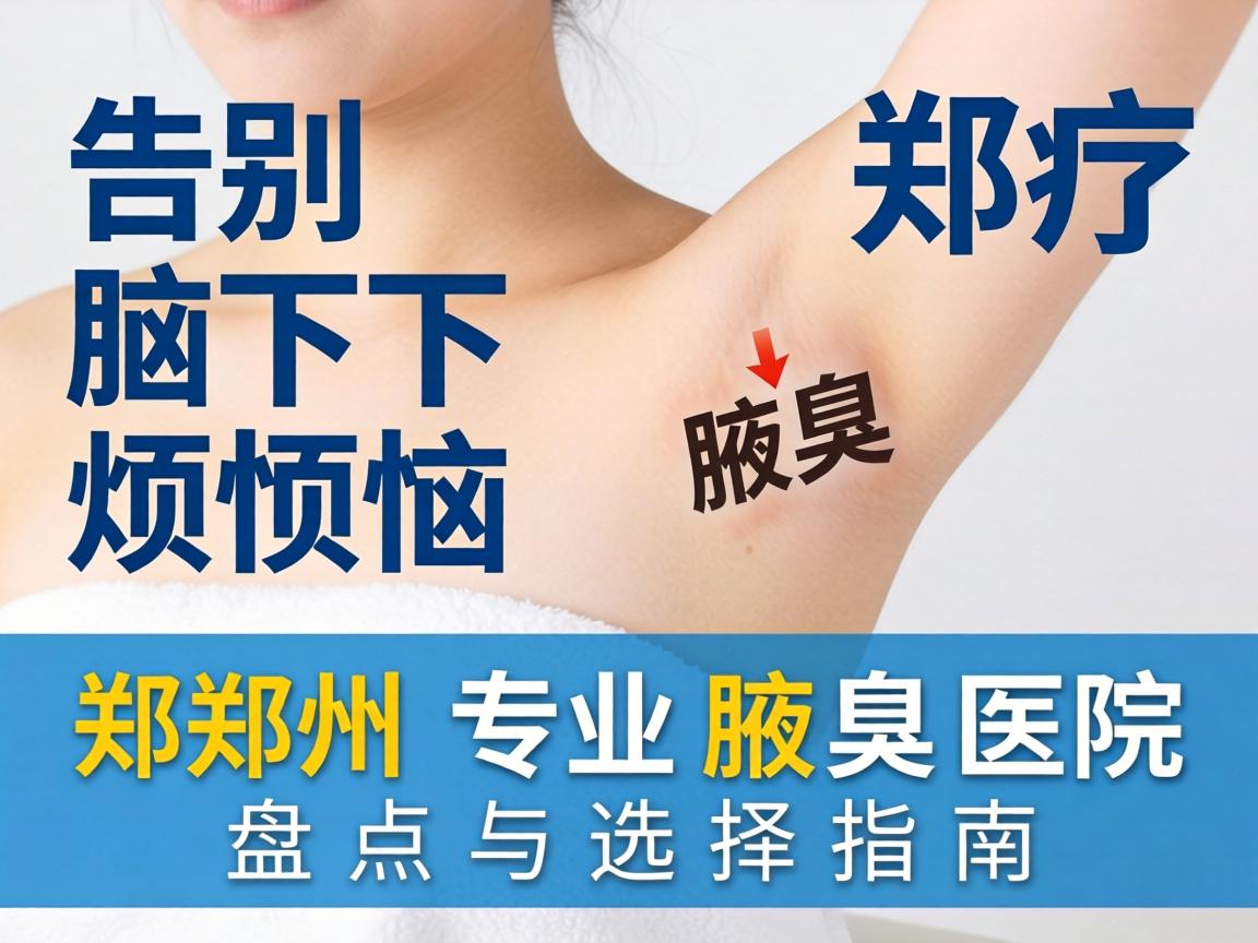 告别腋下烦恼，郑州专业腋臭医院盘点与选择指南
