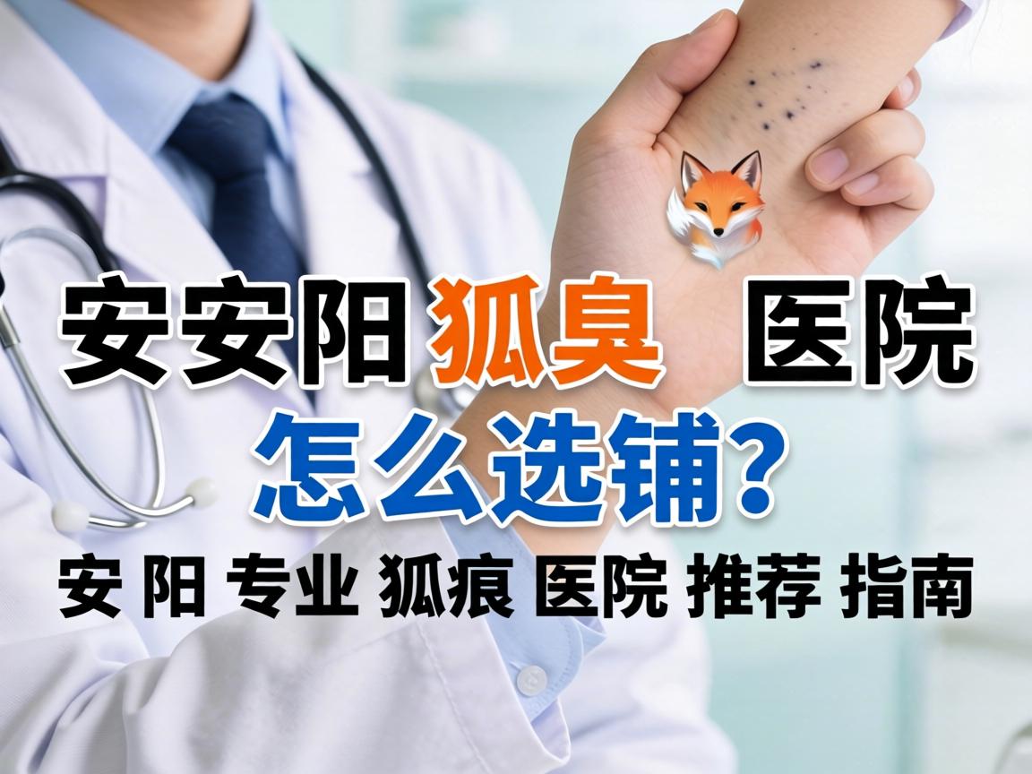 安阳狐臭医院怎么选？安阳专业狐臭医院推荐指南