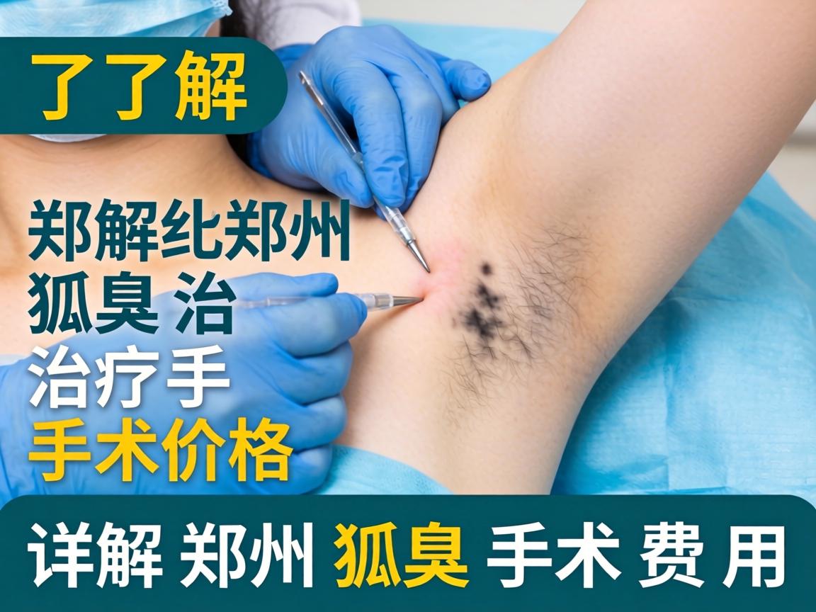 了解郑州狐臭治疗手术价格 详解郑州狐臭手术费用