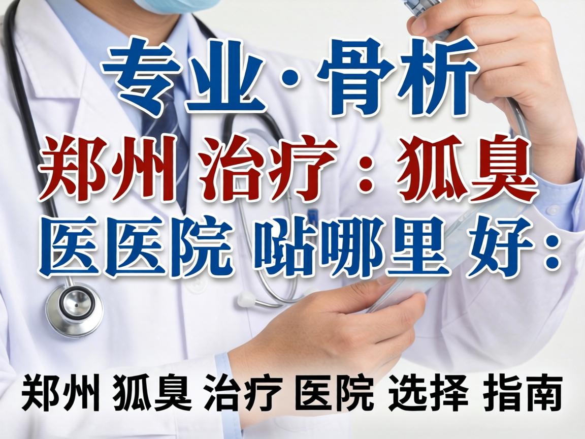 专业解析郑州治疗狐臭医院哪里好，郑州狐臭治疗医院选择指南