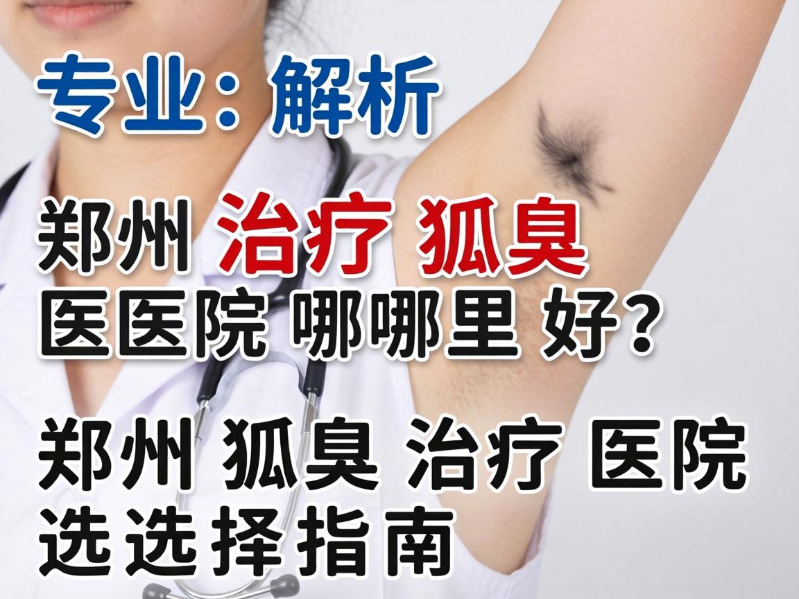 专业解析郑州治疗狐臭医院哪里好，郑州狐臭治疗医院选择指南