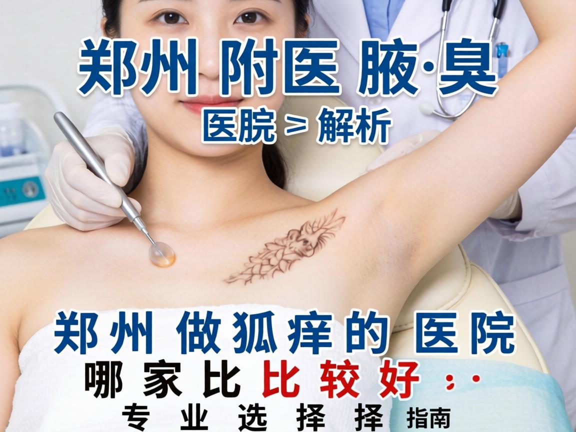 郑州附医腋臭医院解析，郑州做狐臭的医院哪家比较好，专业选择指南