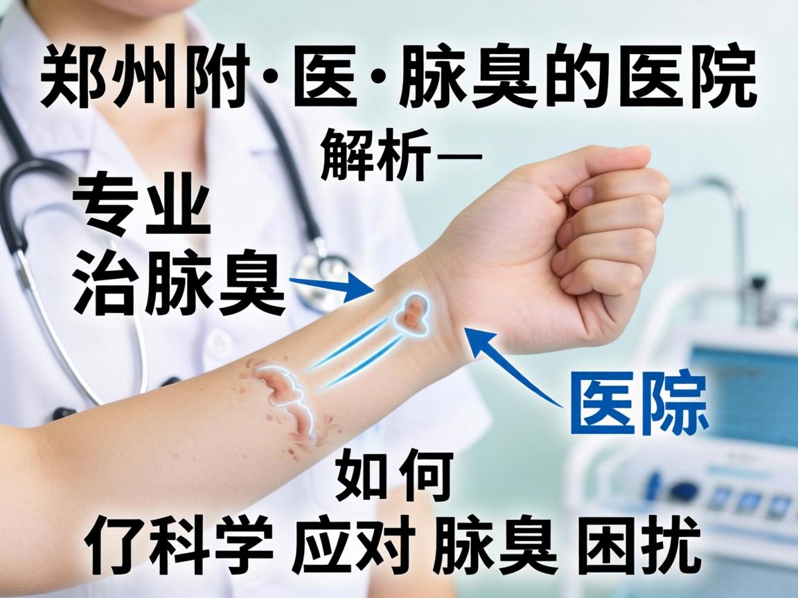 郑州附医腋臭医院解析，专业治腋臭的医院如何科学应对腋臭困扰