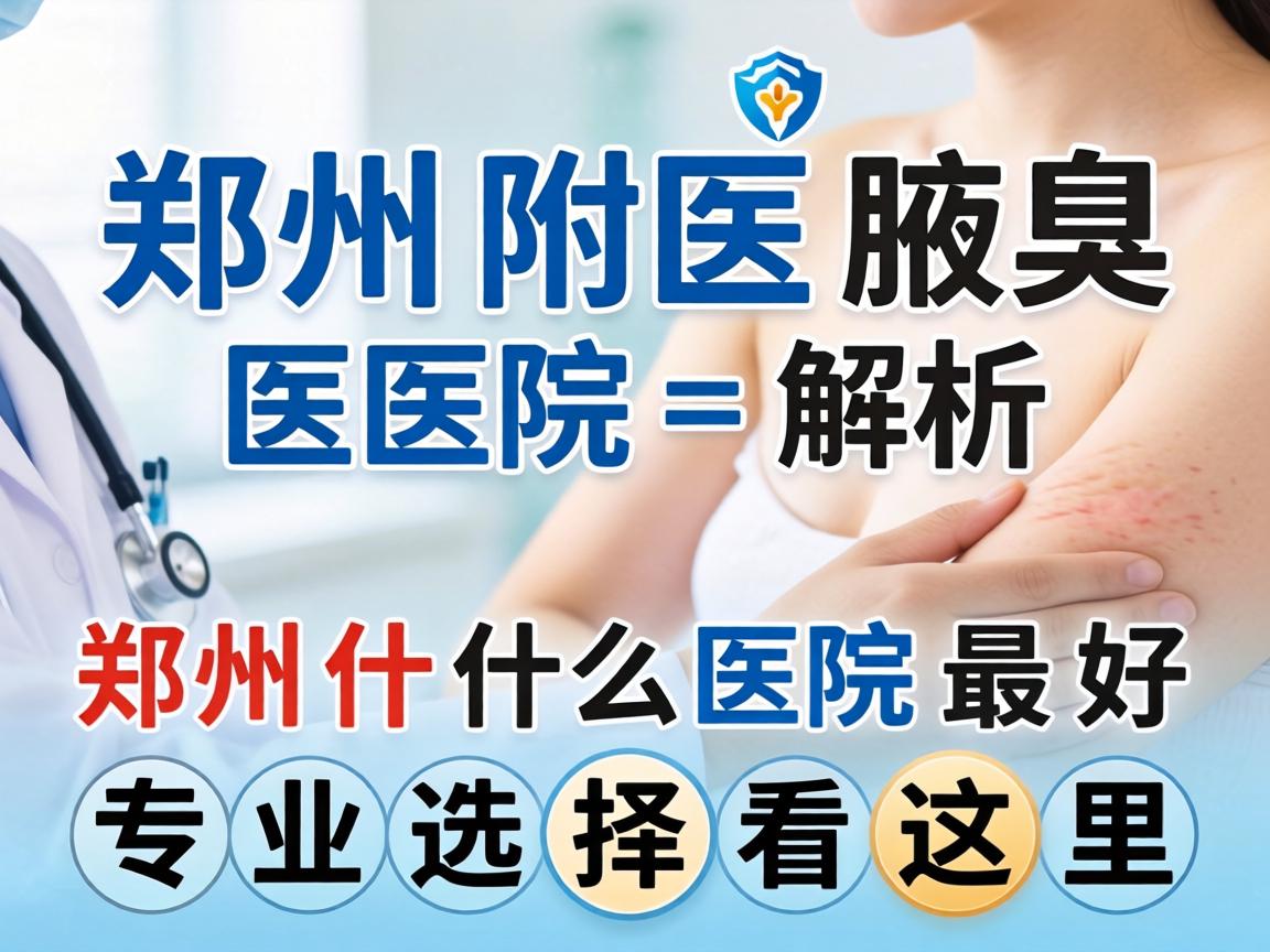 郑州附医腋臭医院解析,郑州什么医院最好,专业选择看这里 郑州附医腋臭医院解析,郑州什么医院最好,专业选择看这里