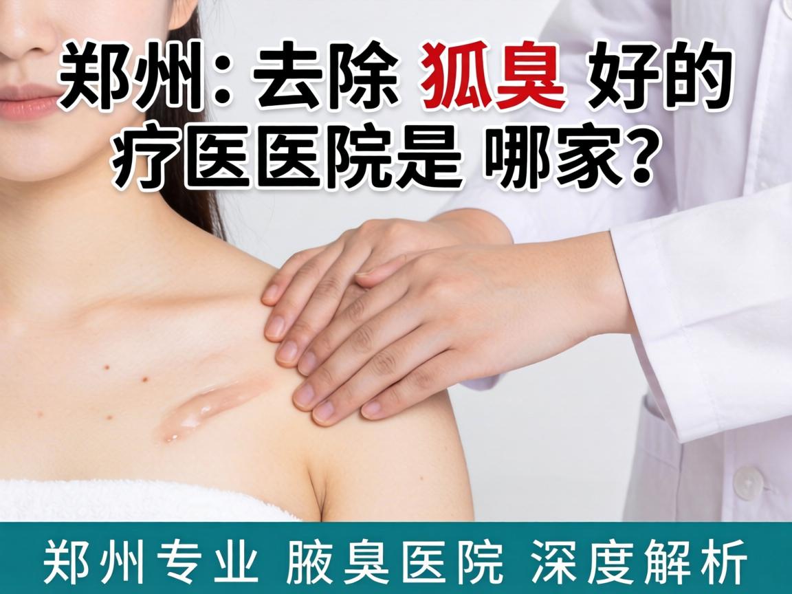 郑州去除狐臭好的医院是哪家？郑州专业腋臭医院深度解析