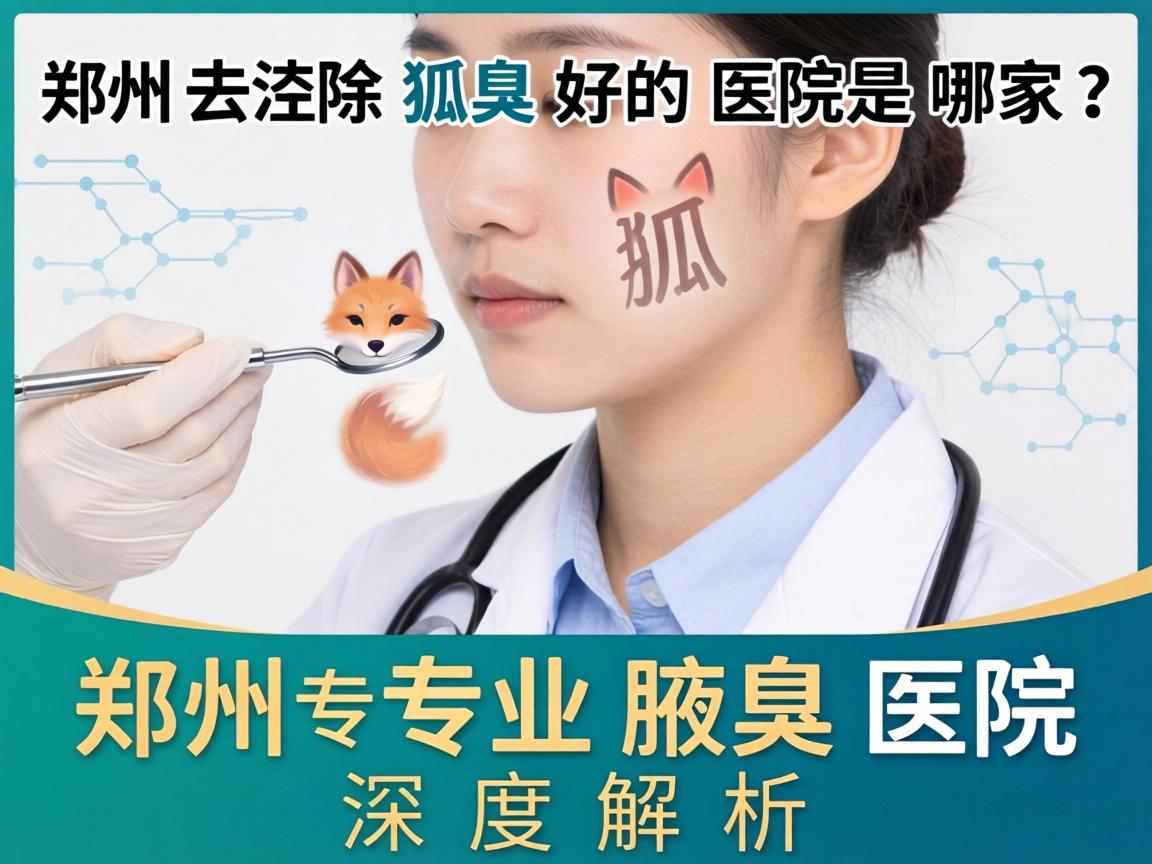 郑州去除狐臭好的医院是哪家？郑州专业腋臭医院深度解析
