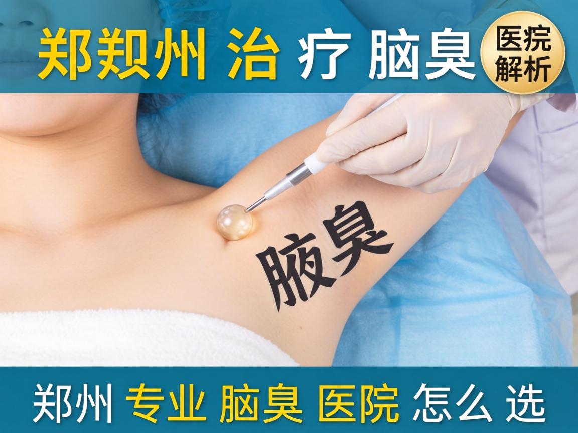 郑州治疗腋臭医院解析，郑州专业腋臭医院怎么选