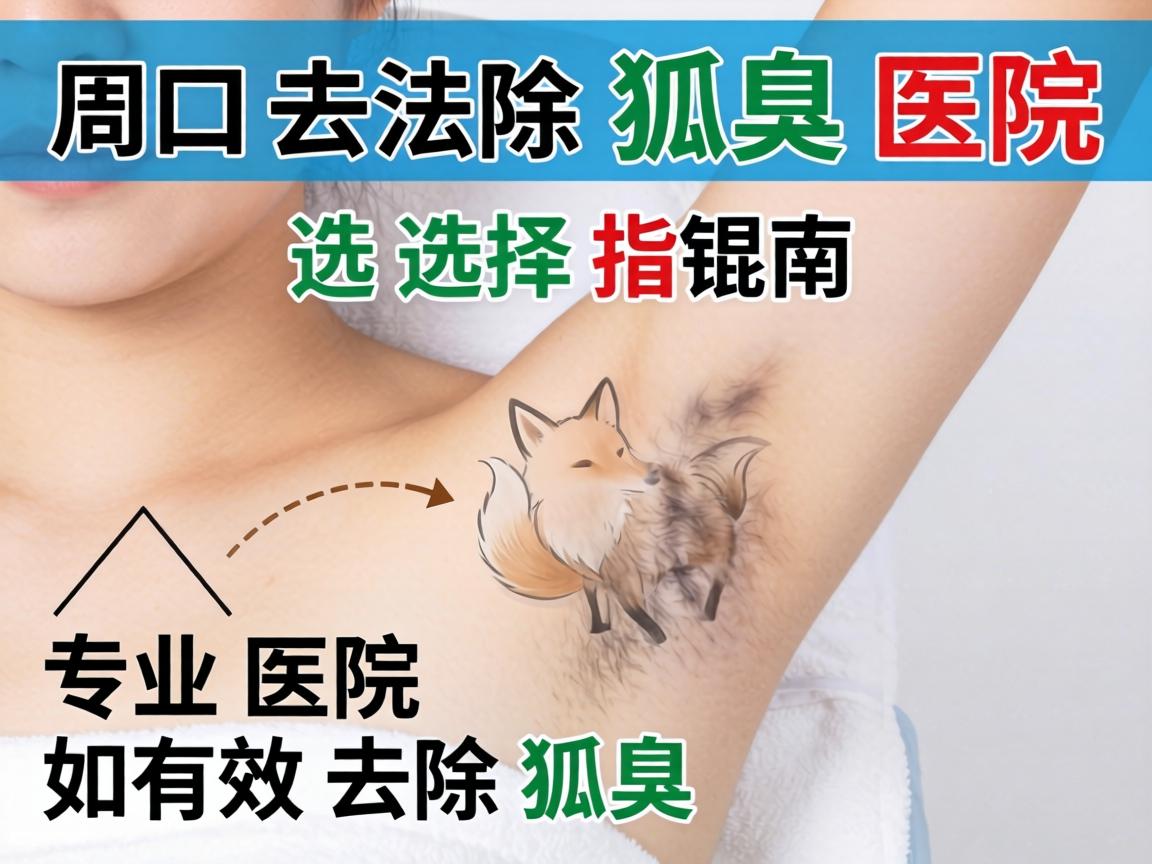 周口去除狐臭医院选择指南，专业医院如何有效去除狐臭
