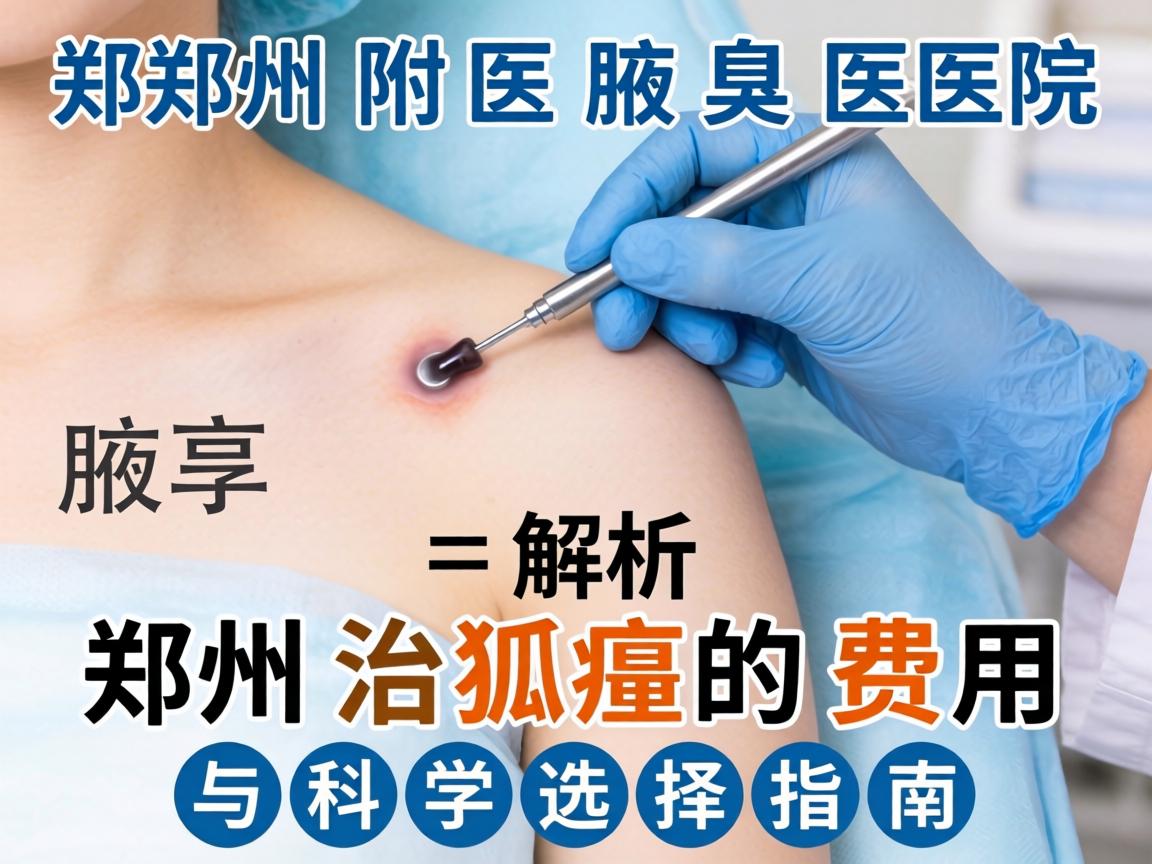 郑州附医腋臭医院解析，郑州治狐臭的费用与科学选择指南