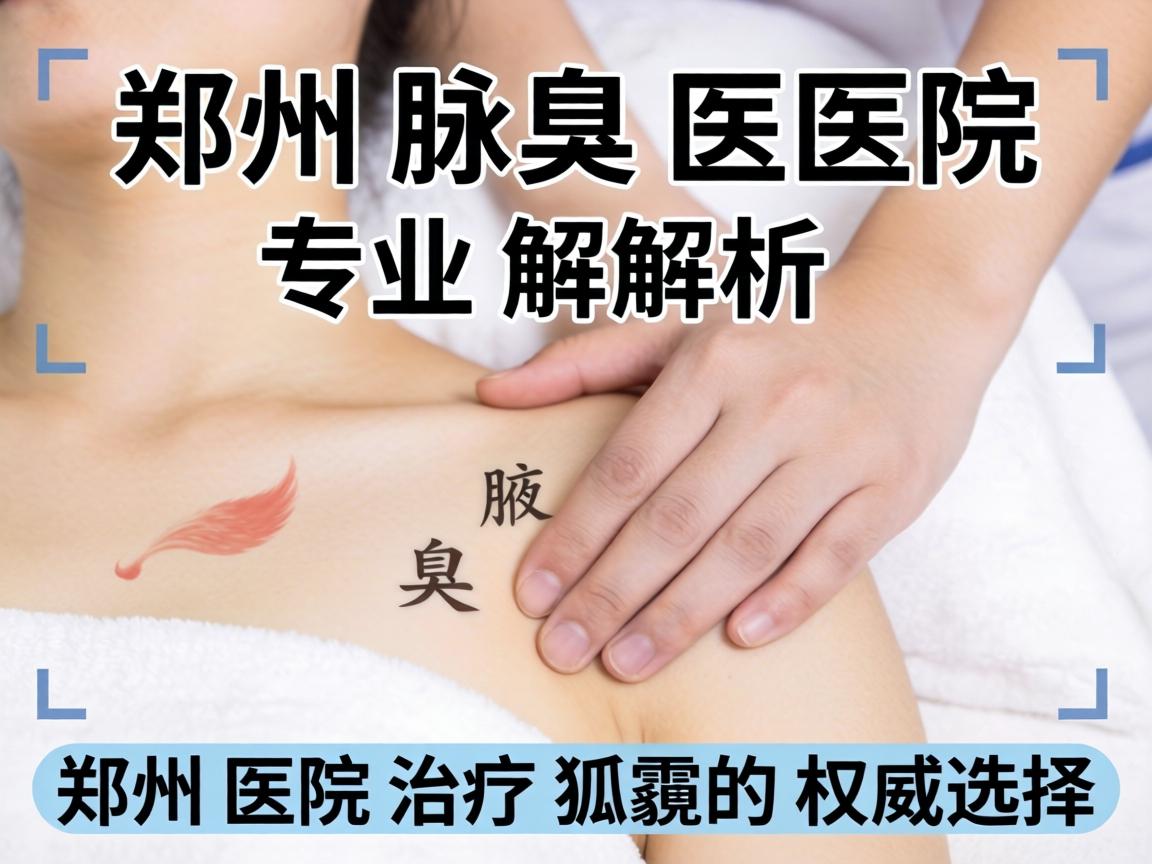 郑州腋臭医院专业解析，郑州医院治疗狐臭的权威选择