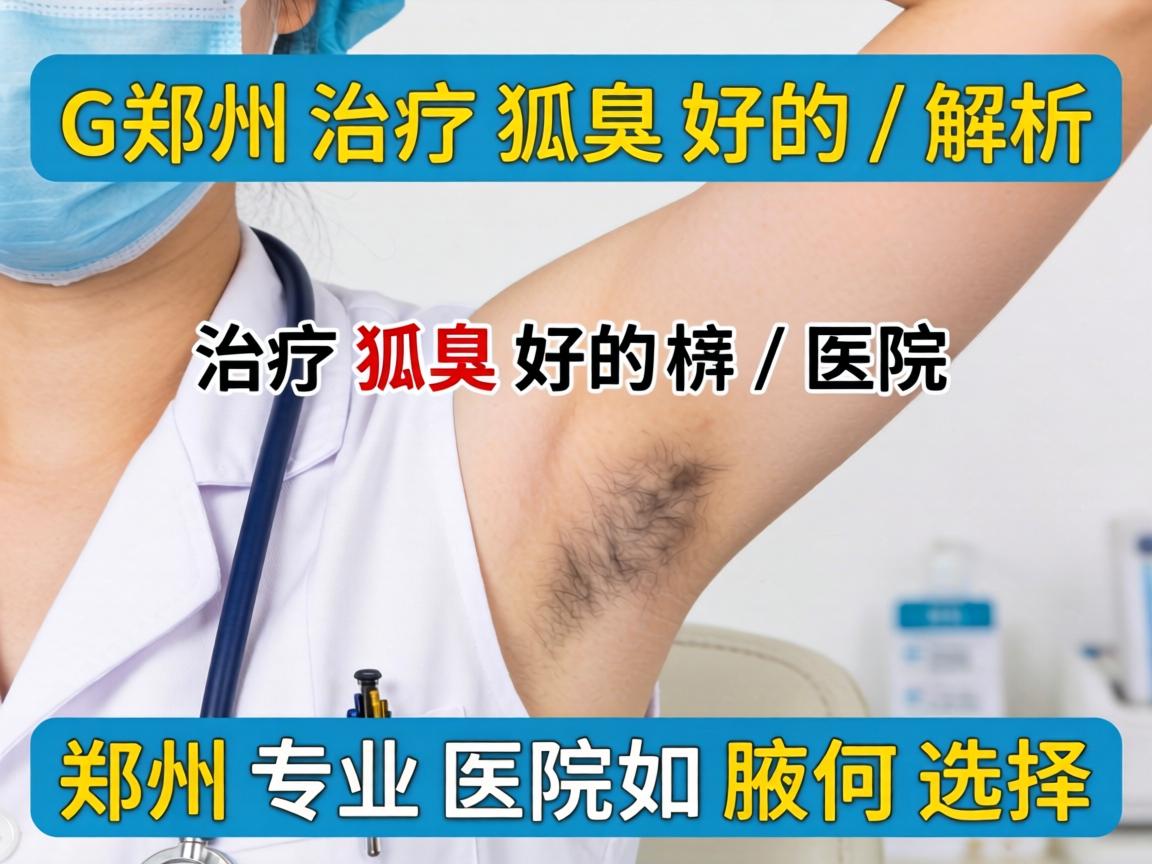 郑州治疗狐臭好的医院解析，郑州专业医院如何选择