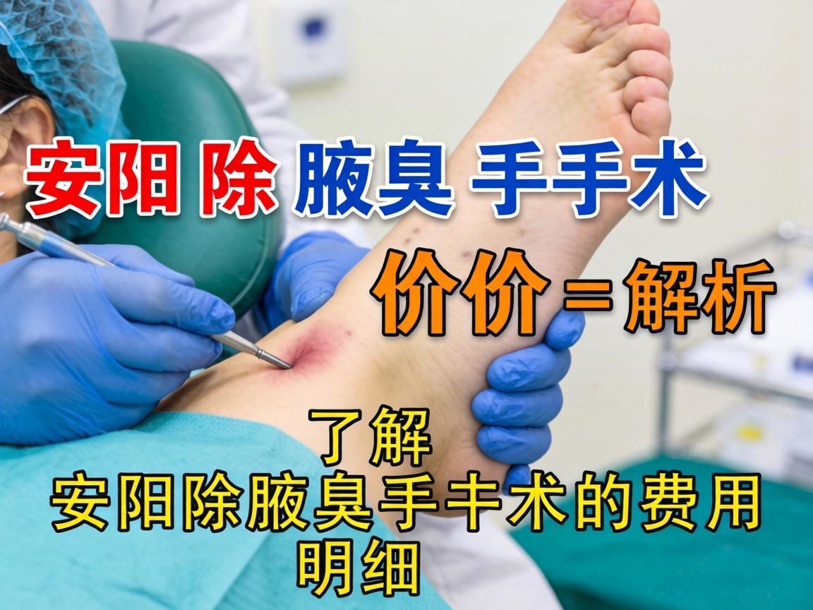 安阳除腋臭手术价格解析，了解安阳除腋臭手术的费用明细