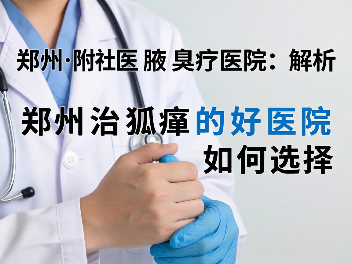 郑州附医腋臭医院解析，郑州治狐臭的好医院如何选择