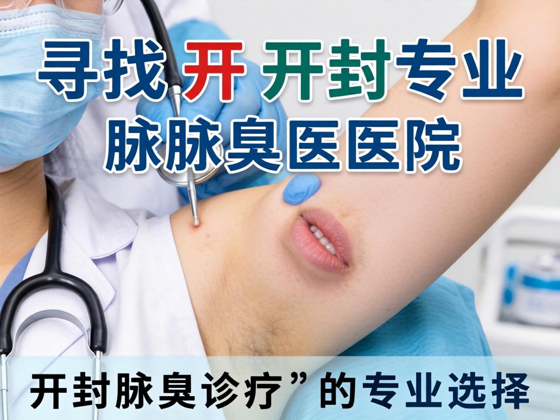 寻找开封专业腋臭医院，详解开封腋臭诊疗的专业选择