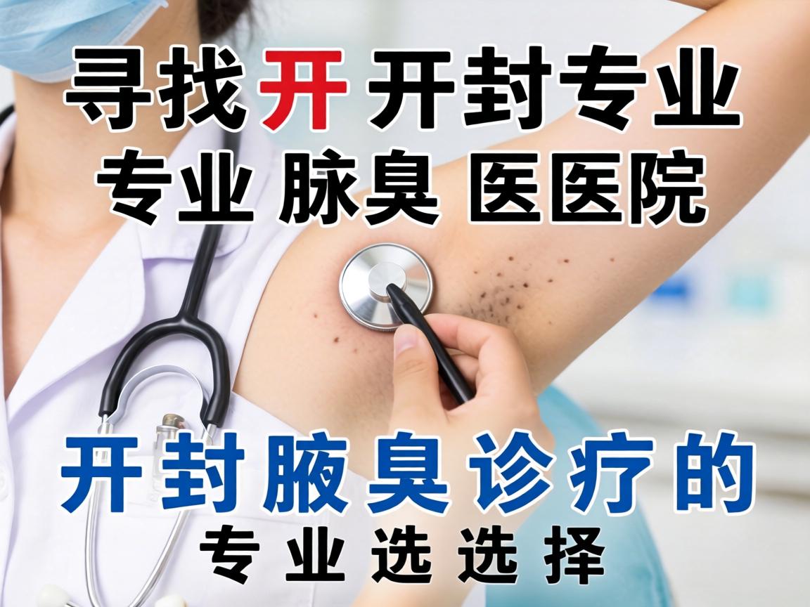 寻找开封专业腋臭医院，详解开封腋臭诊疗的专业选择