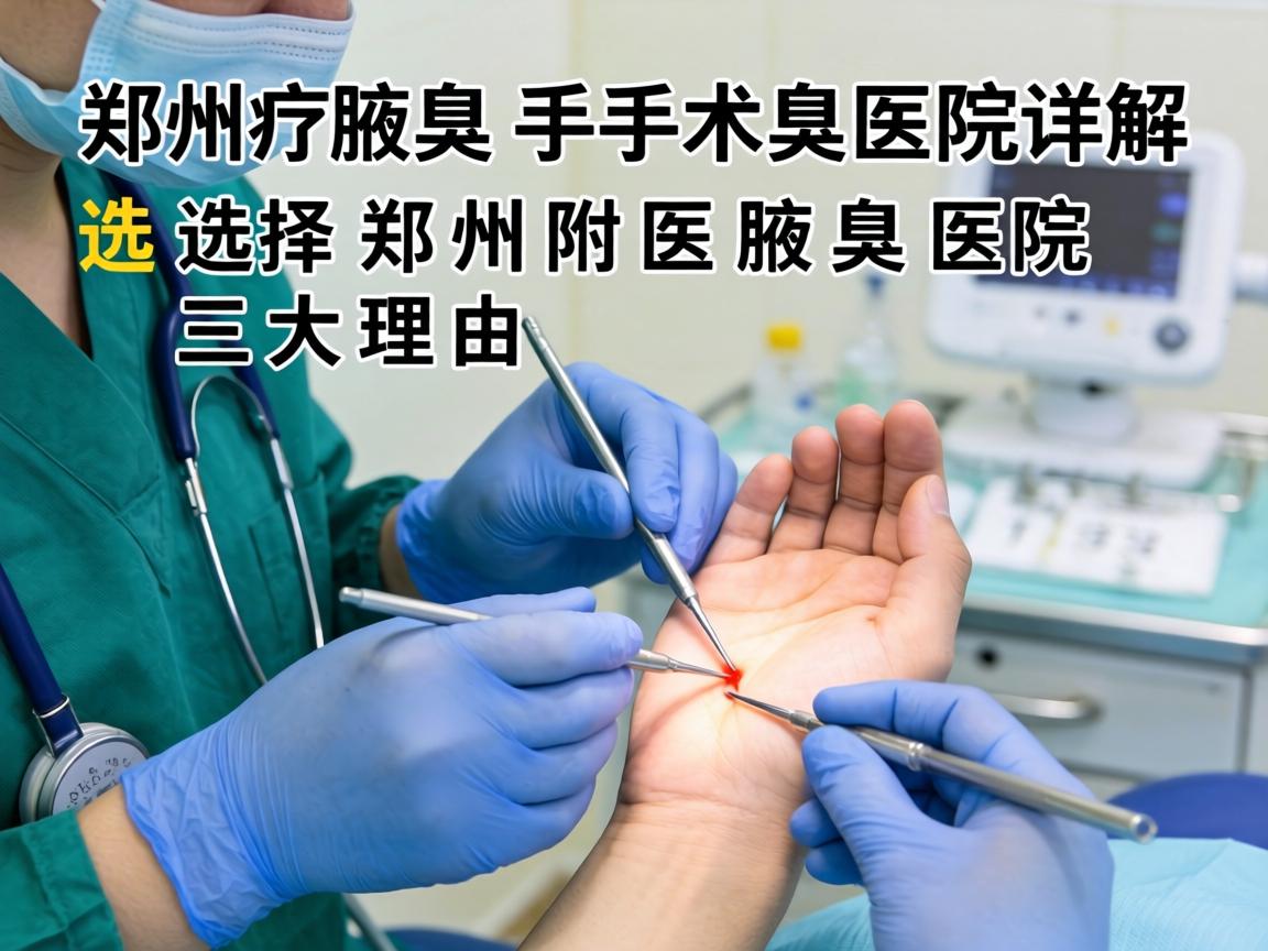 郑州腋臭手术医院详解，选择郑州附医腋臭医院的三大理由
