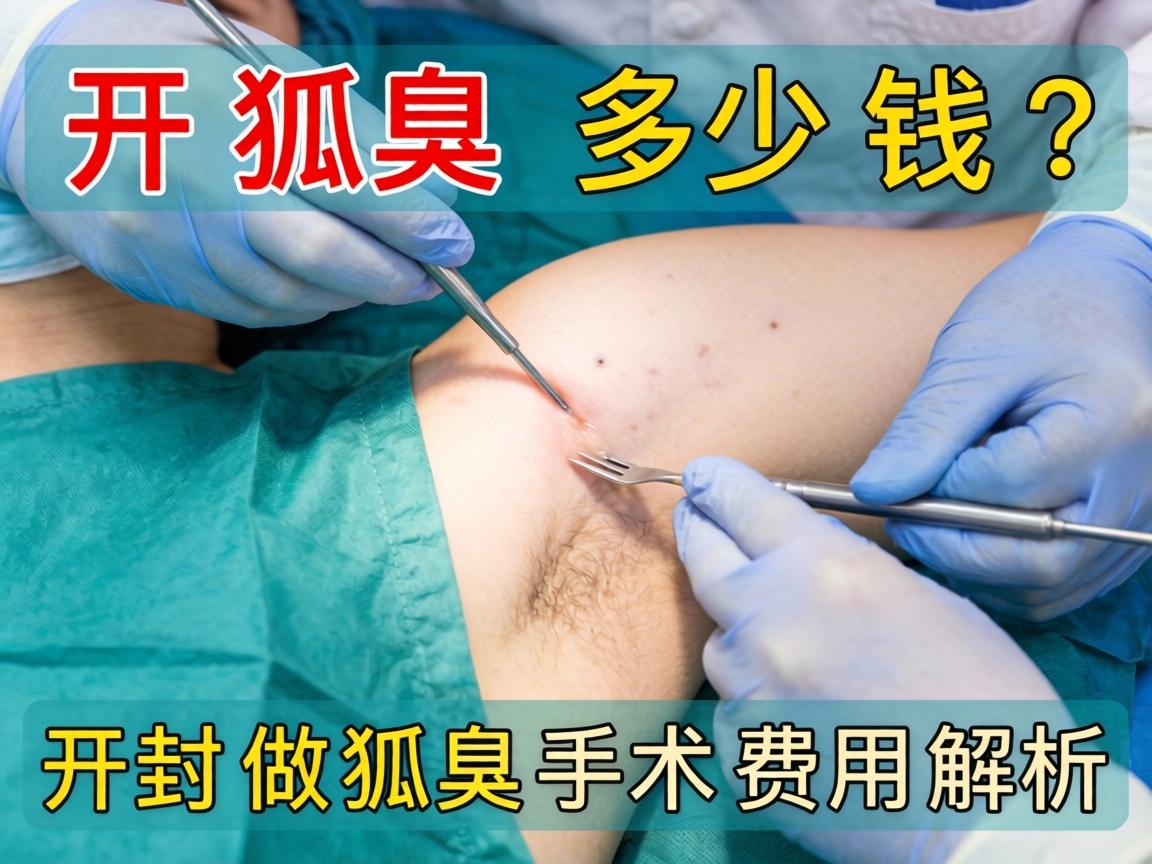 开封狐臭手术多少钱？开封做狐臭手术费用解析