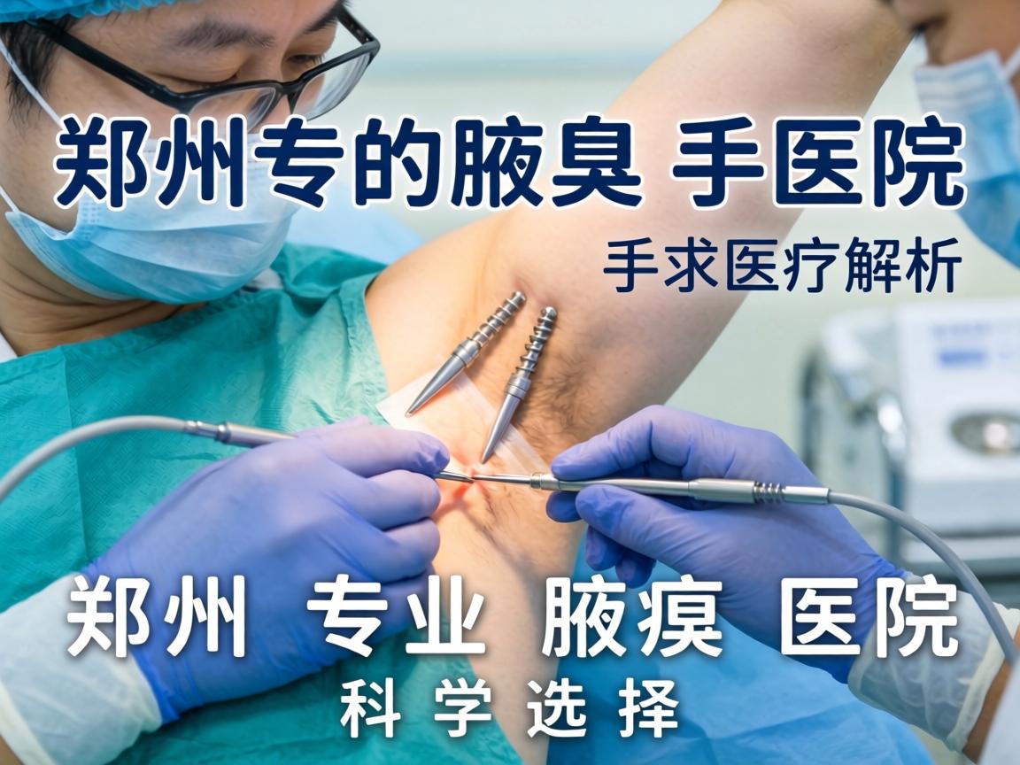 郑州腋臭手术医院解析，郑州专业腋臭医院的科学选择