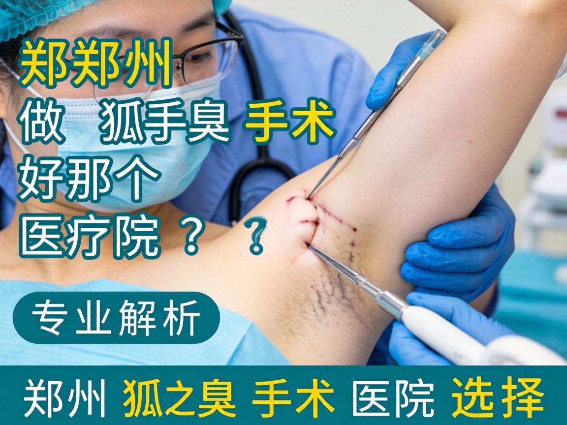 郑州做狐臭手术那个医院好？专业解析郑州狐臭手术医院选择