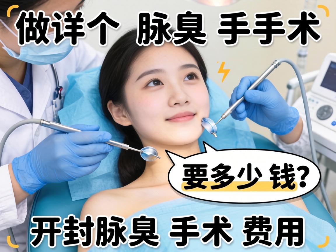 在开封做个腋臭手术要多少钱？详解开封腋臭手术费用