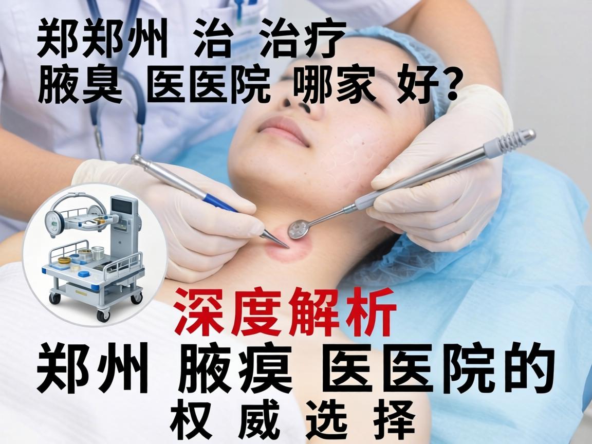 郑州治疗腋臭医院哪家好？深度解析郑州腋臭医院的权威选择