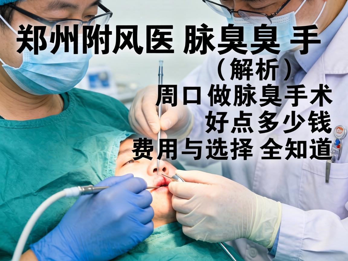 郑州附医腋臭手术解析，周口做腋臭手术好点多少钱，费用与选择全知道