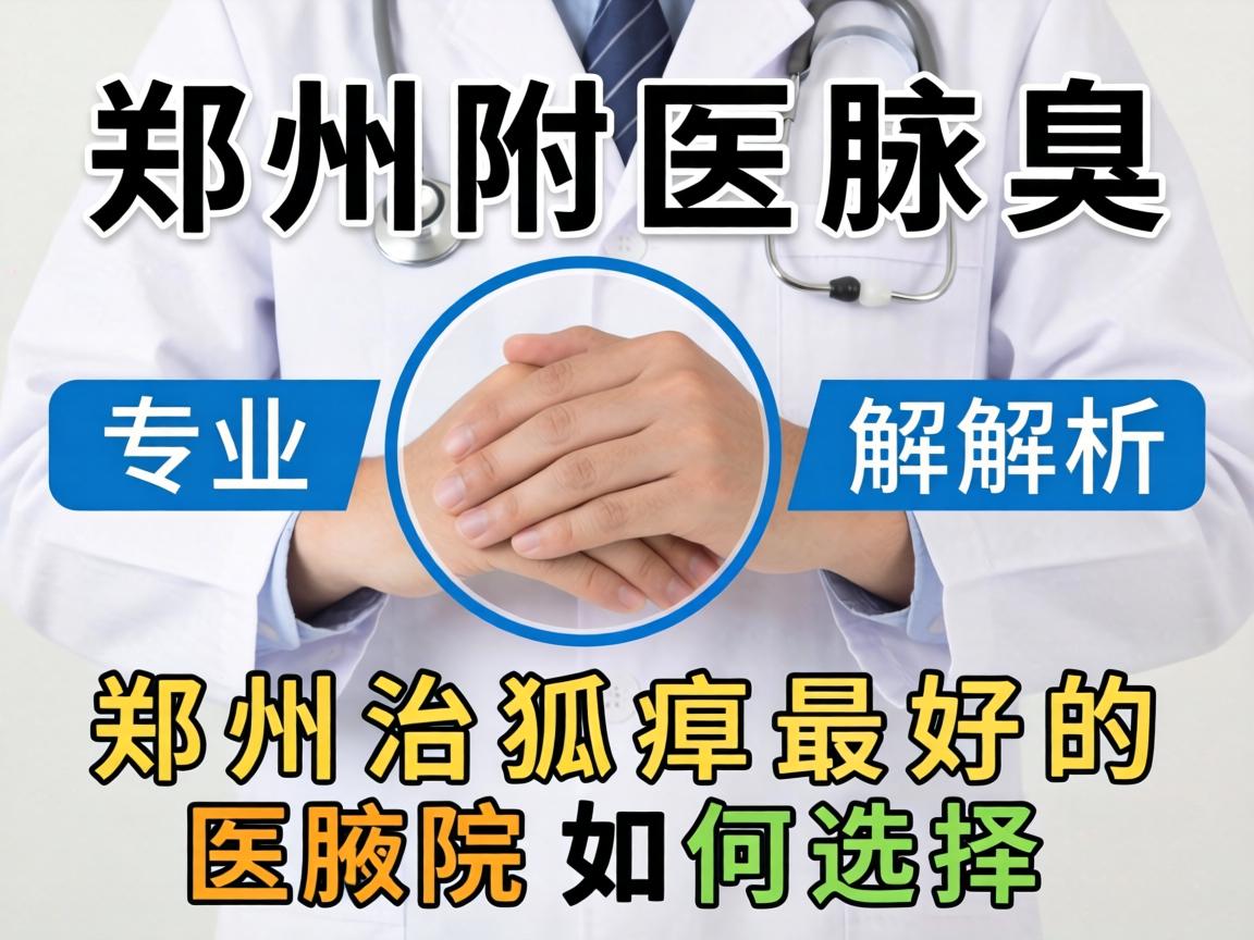 郑州附医腋臭医院专业解析，郑州治狐臭最好的医院如何选择