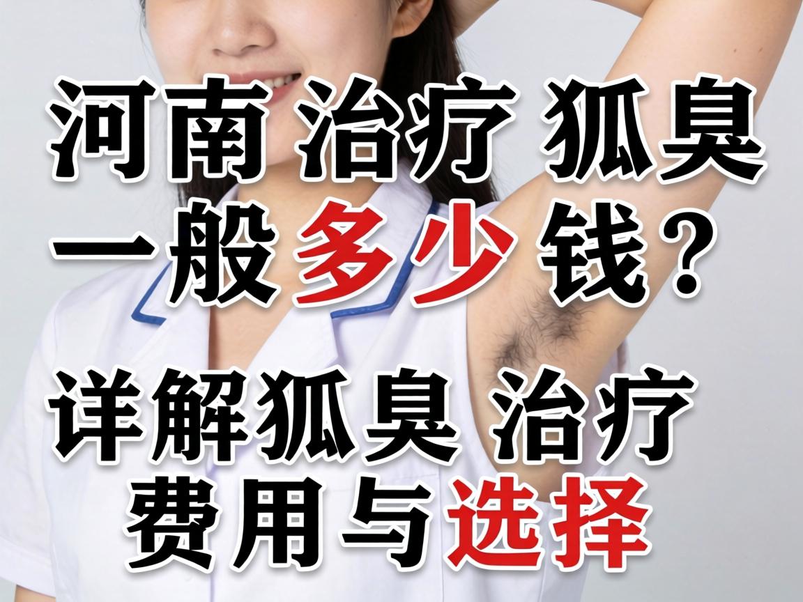河南治疗狐臭一般多少钱？详解狐臭治疗费用与选择