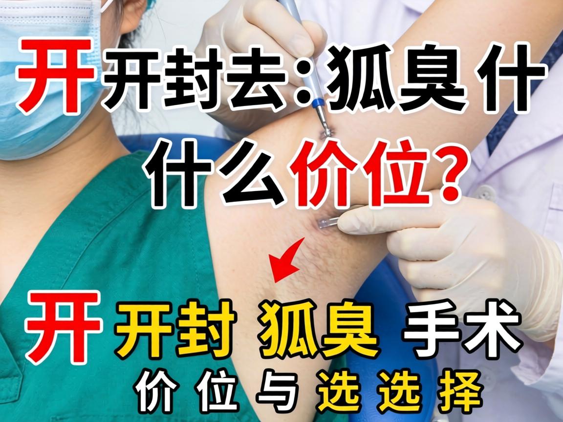 开封去狐臭什么价位？详解开封狐臭手术价位与选择