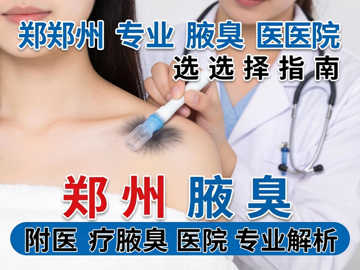 郑州专业腋臭医院选择指南，郑州附医腋臭医院专业解析