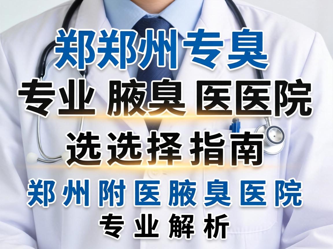 郑州专业腋臭医院选择指南，郑州附医腋臭医院专业解析