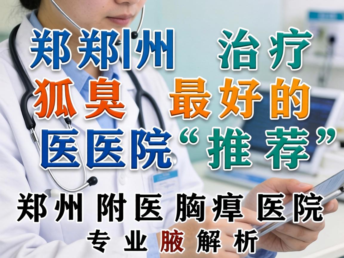 郑州治疗狐臭最好的医院推荐，郑州附医腋臭医院专业解析