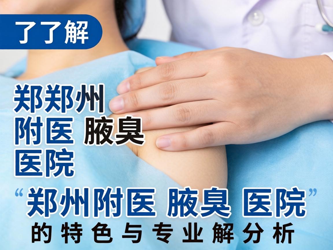 了解郑州附医腋臭医院，郑州附医腋臭医院的特色与专业解析