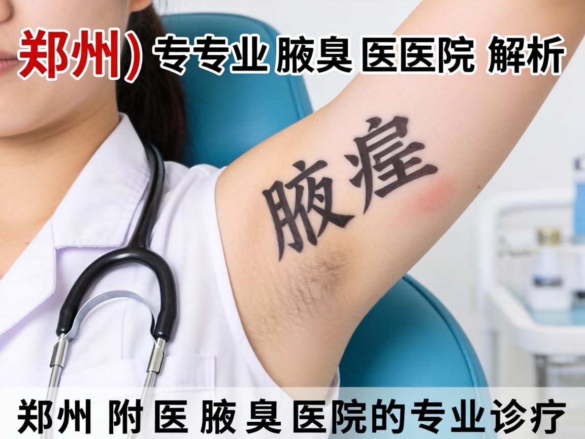 郑州专业腋臭医院解析，郑州附医腋臭医院的专业诊疗