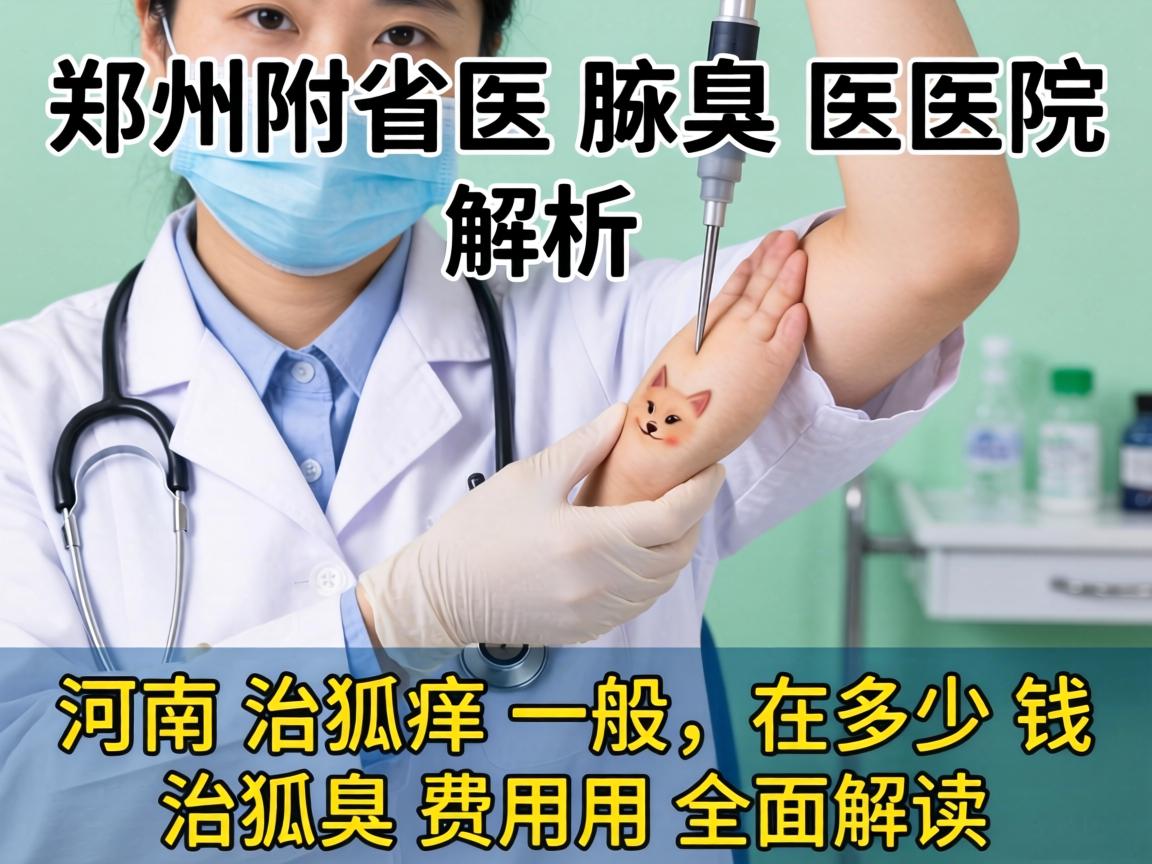郑州附医腋臭医院解析，河南治狐臭一般在多少钱，治狐臭费用全面解读