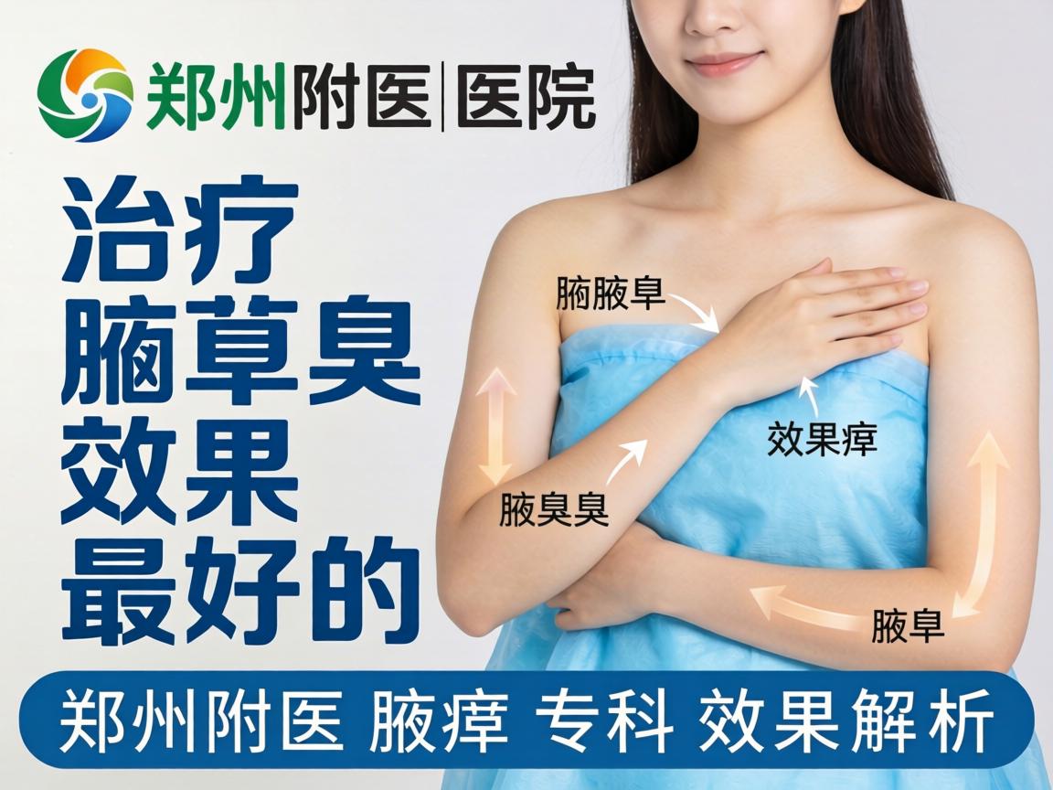 郑州治疗腋臭效果最好的医院，郑州附医腋臭专科效果解析