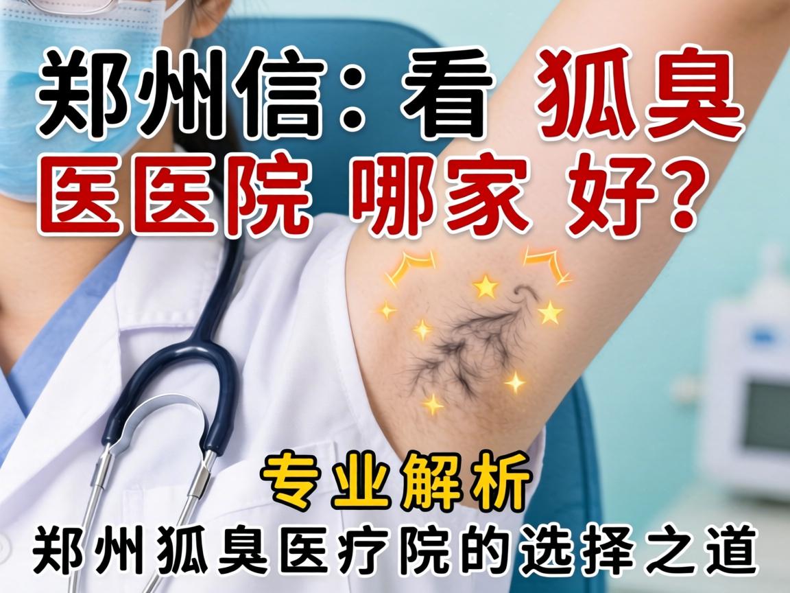 郑州看狐臭医院哪家好？专业解析郑州狐臭医院的选择之道