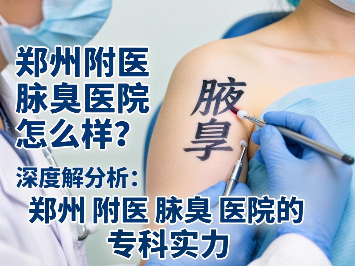 郑州附医腋臭医院怎么样？深度解析郑州附医腋臭医院的专科实力