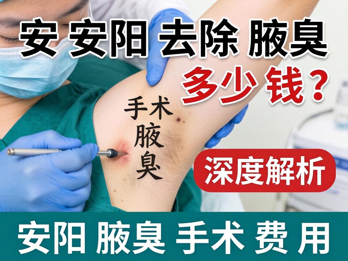 安阳去除腋臭手术多少钱？深度解析安阳腋臭手术费用