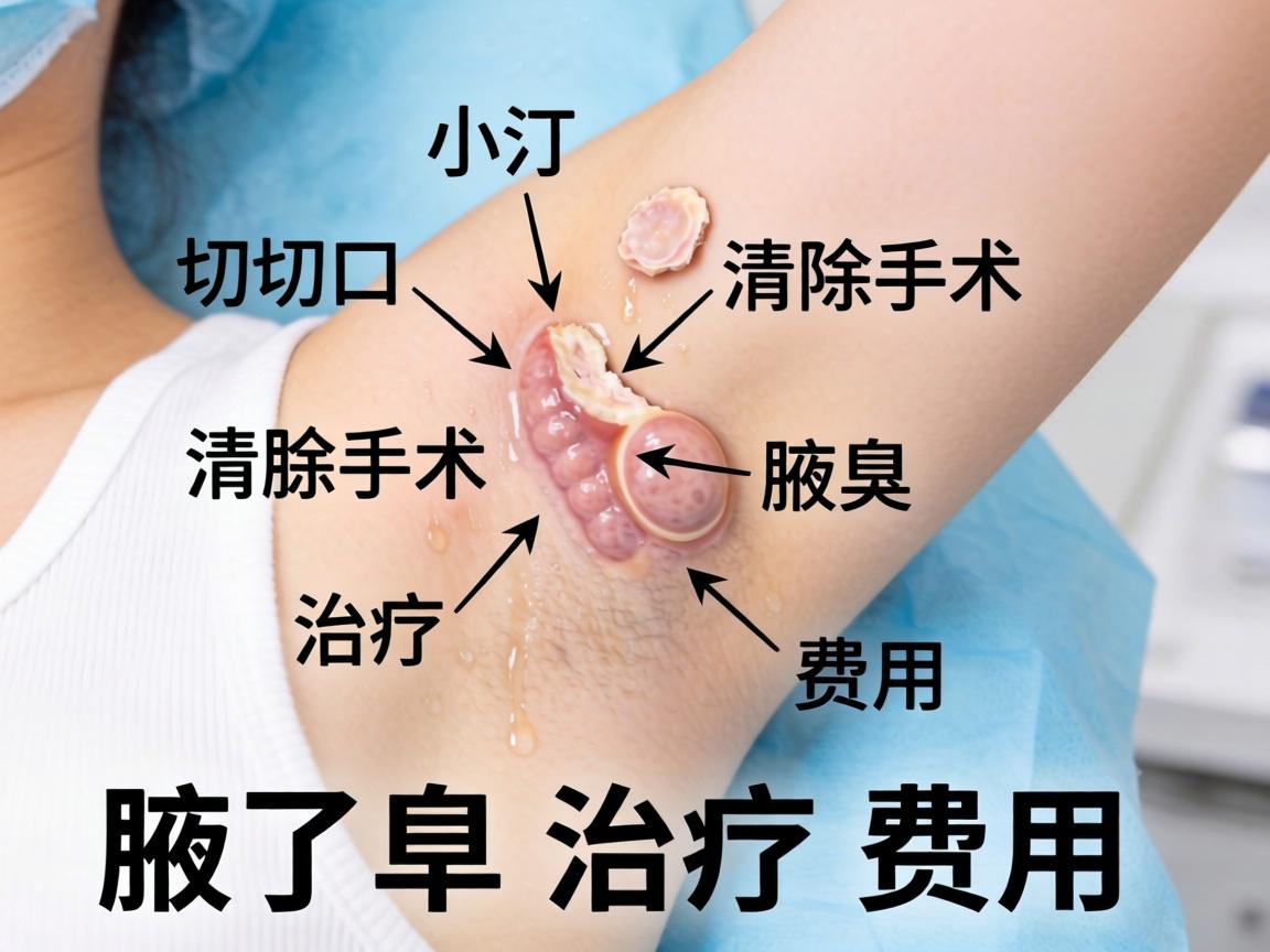 小切口汗腺清除术治疗腋臭费用 详解腋臭治疗费用
