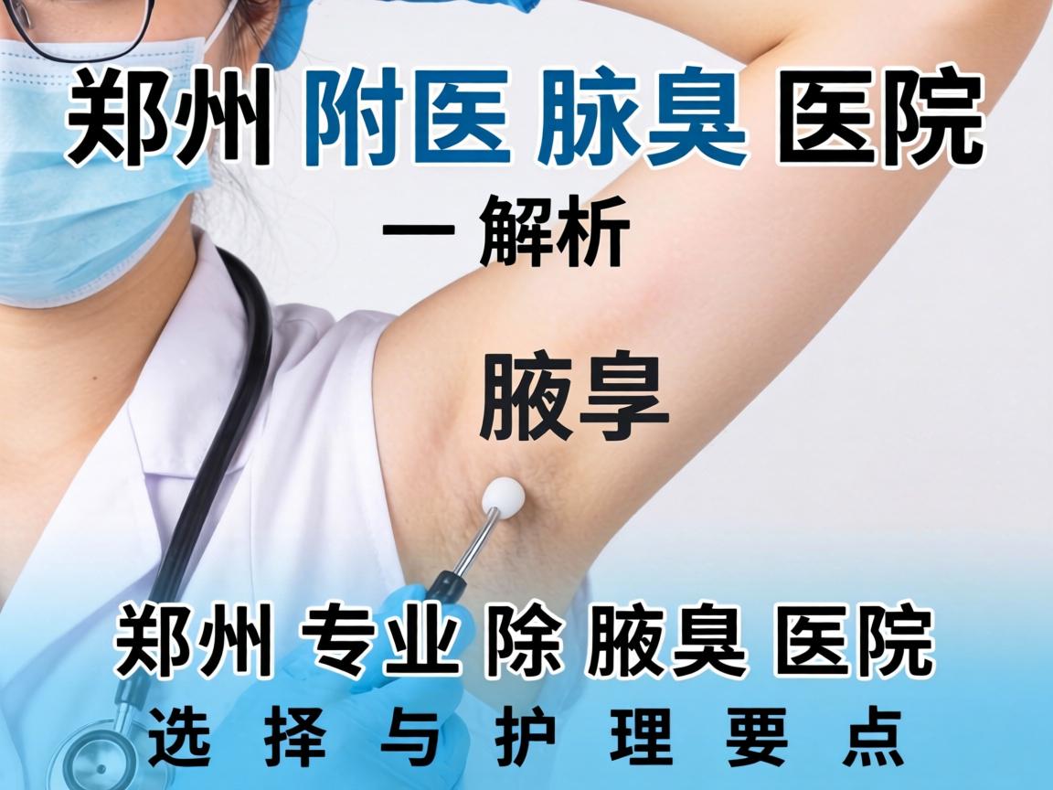 郑州附医腋臭医院解析，郑州专业除腋臭医院的选择与护理要点