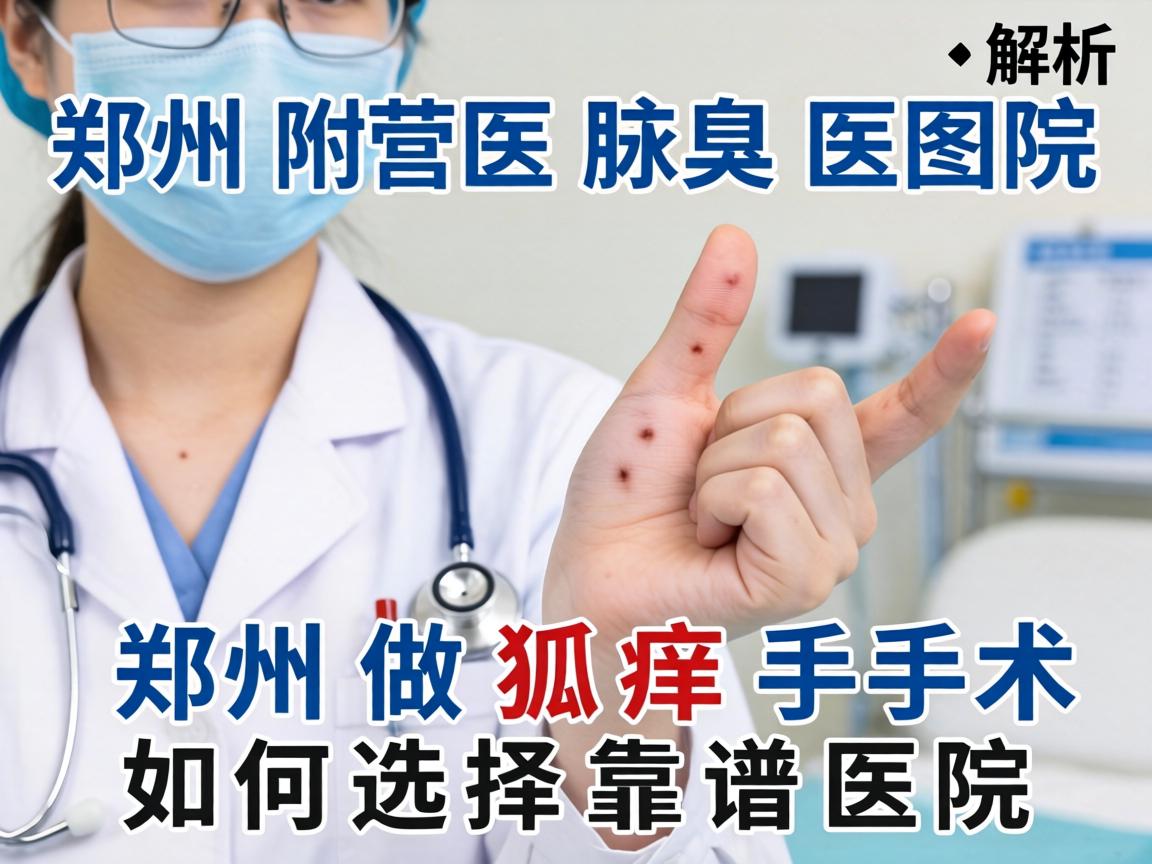 郑州附医腋臭医院解析，郑州做狐臭手术，如何选择靠谱医院
