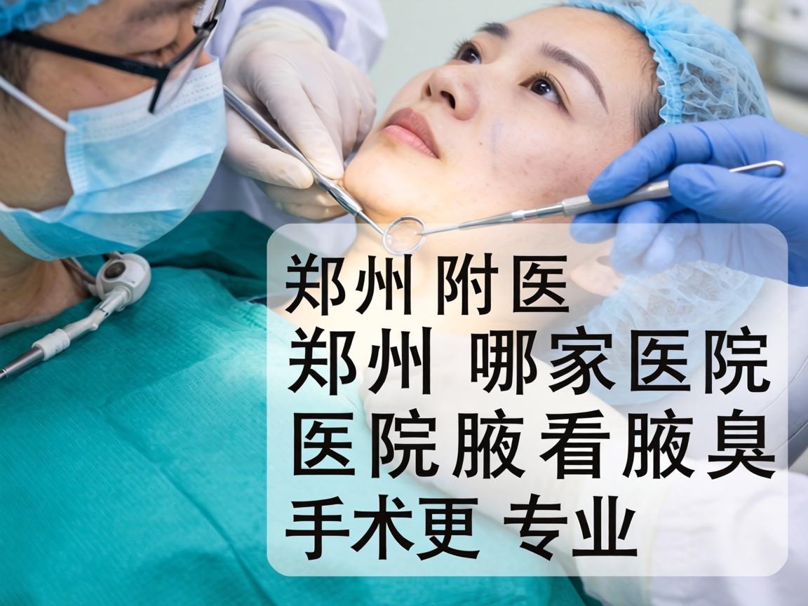 郑州附医腋臭医院解析，郑州哪家医院看腋臭手术更专业