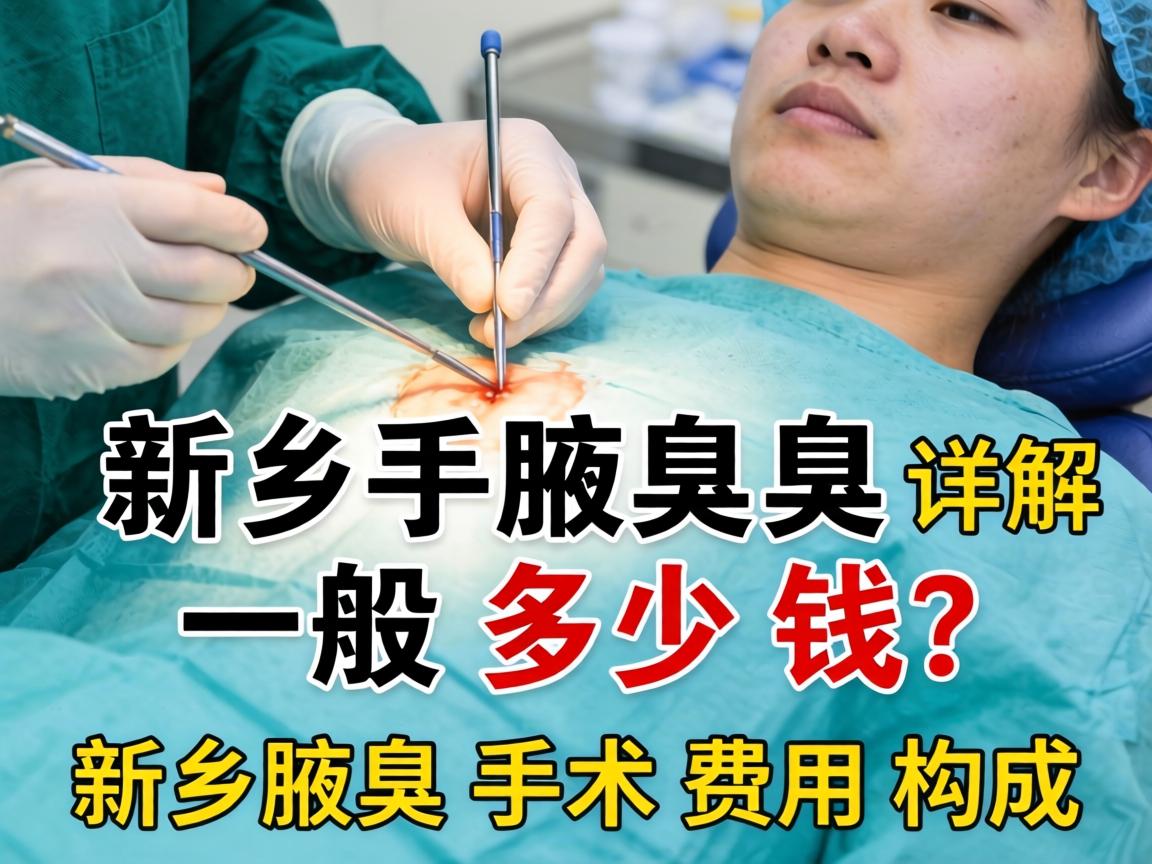 新乡腋臭手术一般多少钱？详解新乡腋臭手术费用构成