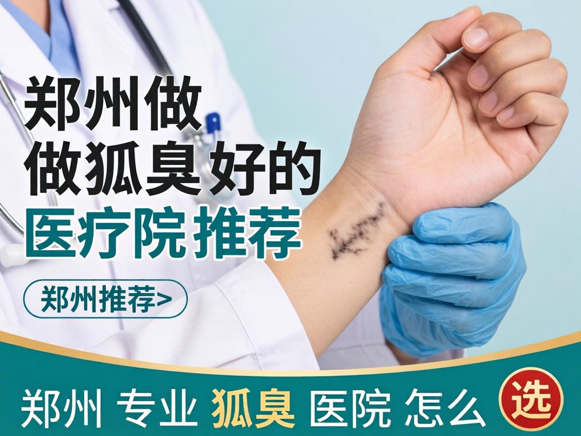 郑州做狐臭好的医院推荐，郑州专业狐臭医院怎么选