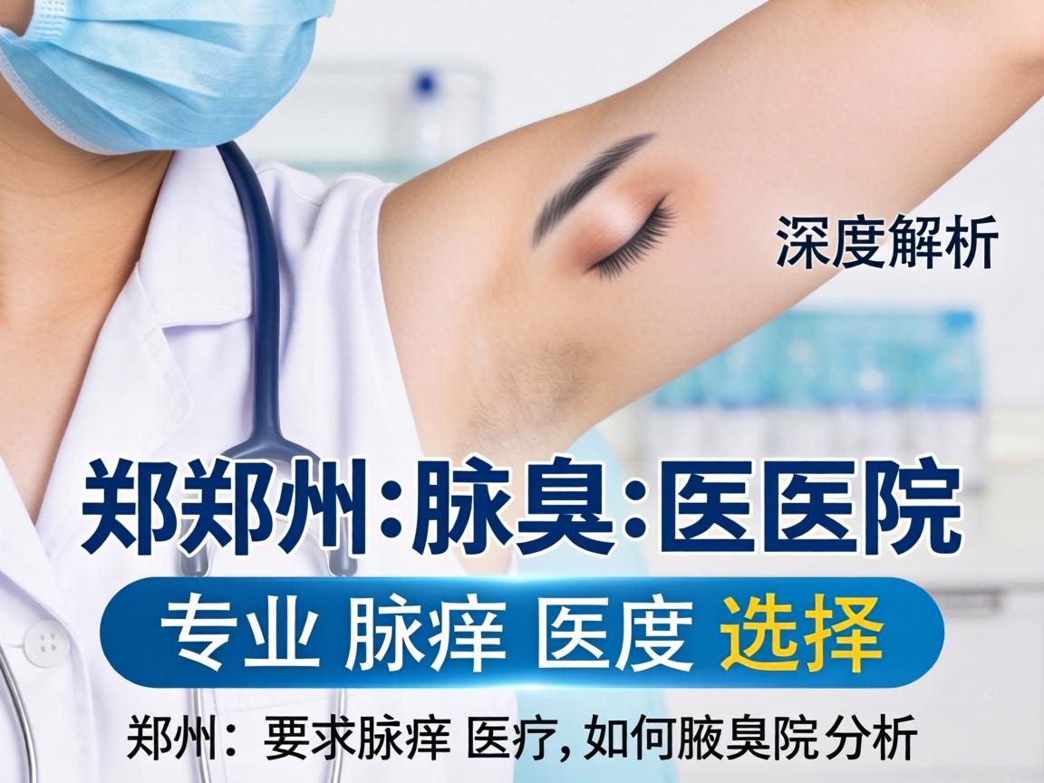 郑州腋臭医院深度解析，郑州专业腋臭医院如何选择