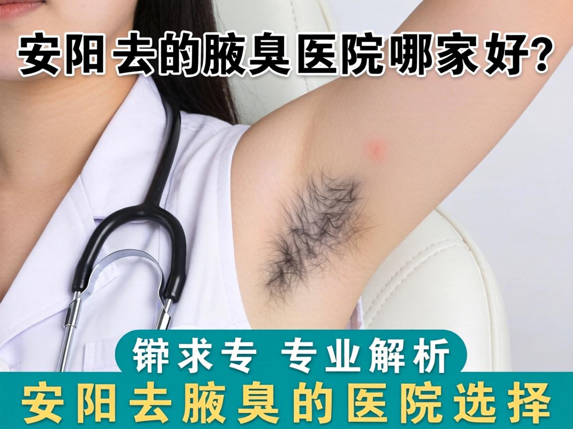 安阳去腋臭医院哪家好？专业解析安阳去腋臭的医院选择