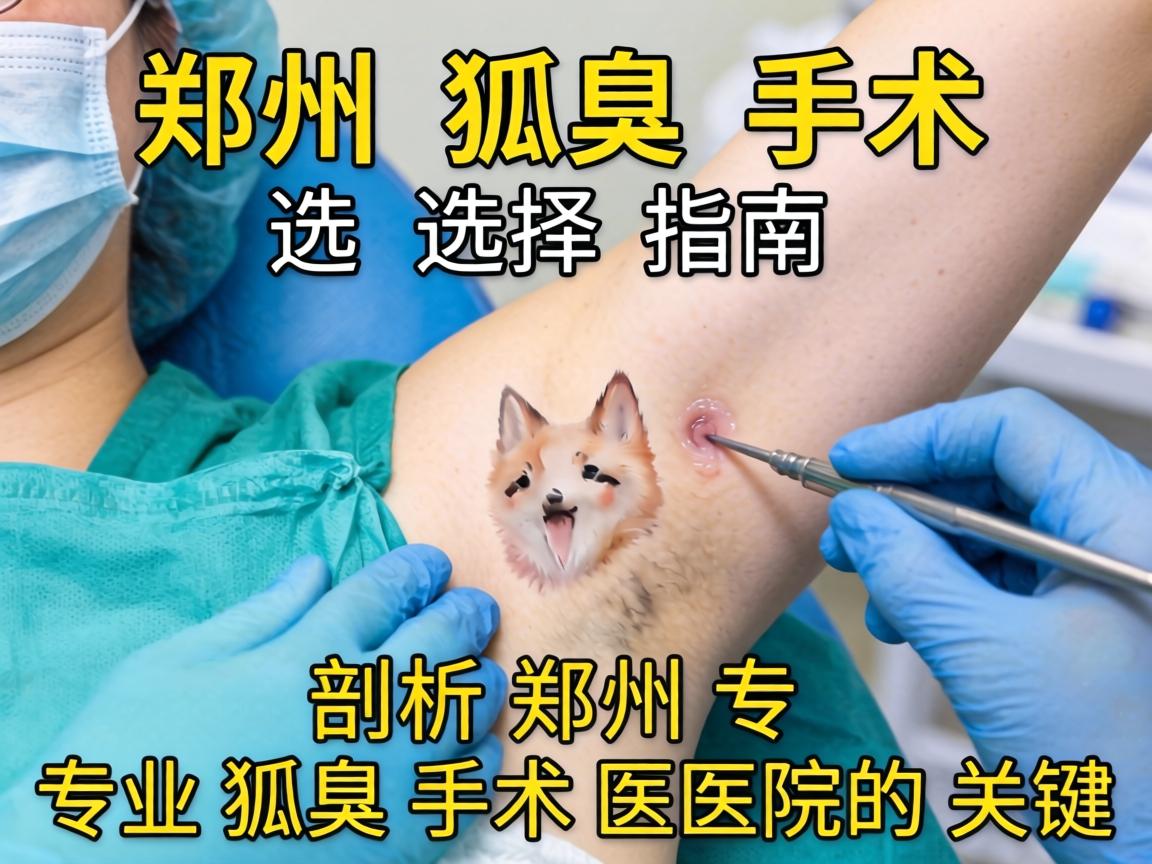 郑州狐臭手术选择指南，剖析郑州专业狐臭手术医院的关键