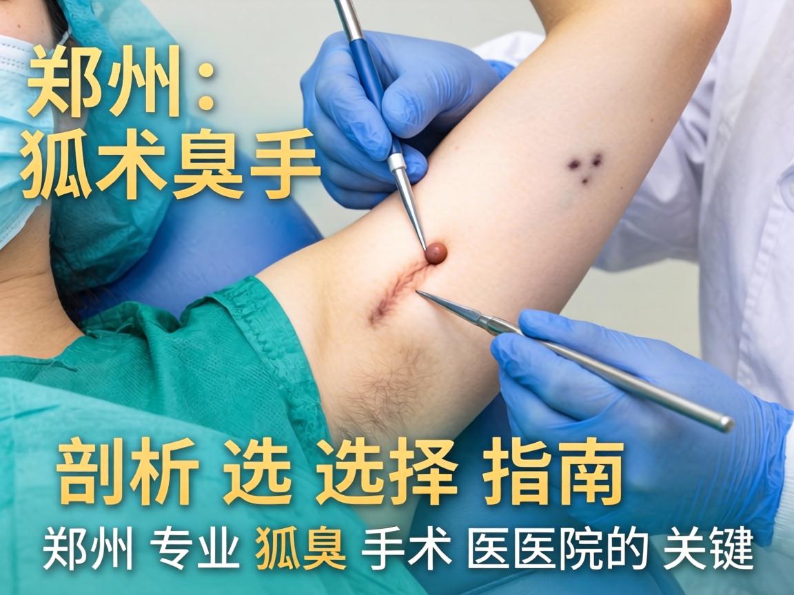 郑州狐臭手术选择指南，剖析郑州专业狐臭手术医院的关键